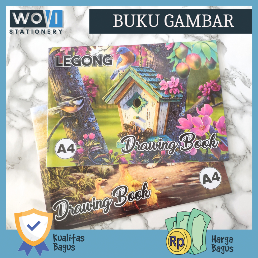 

[PCS] Buku Gambar A4 Legong / Drawing Book A4 Legong