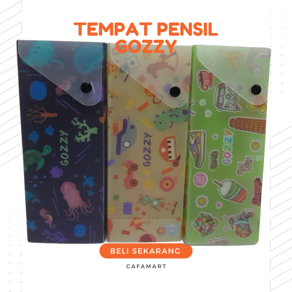 

Tempat Pensil Motif Gozzy Fruitzy Polos 1 pcs