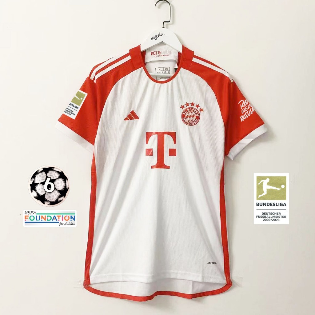 BAJU BOLA JERSEY BOLA JERSEY FUTSAL PAKAIAN OLAHRAGA SEPAK BOLA JERSEY BAYERN MUNCHEN HOME 2023 2024
