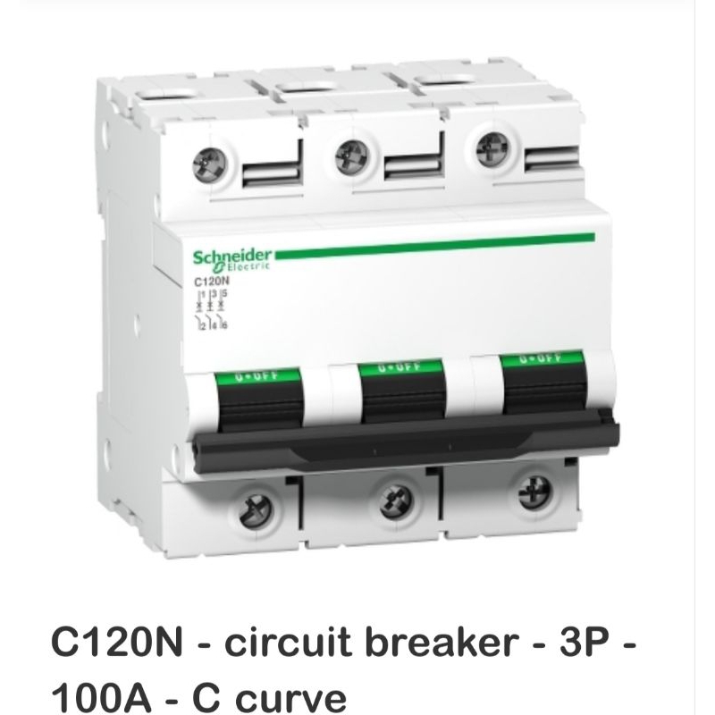 MCB SCHNEIDER C120N 3P 80A 100A 125A