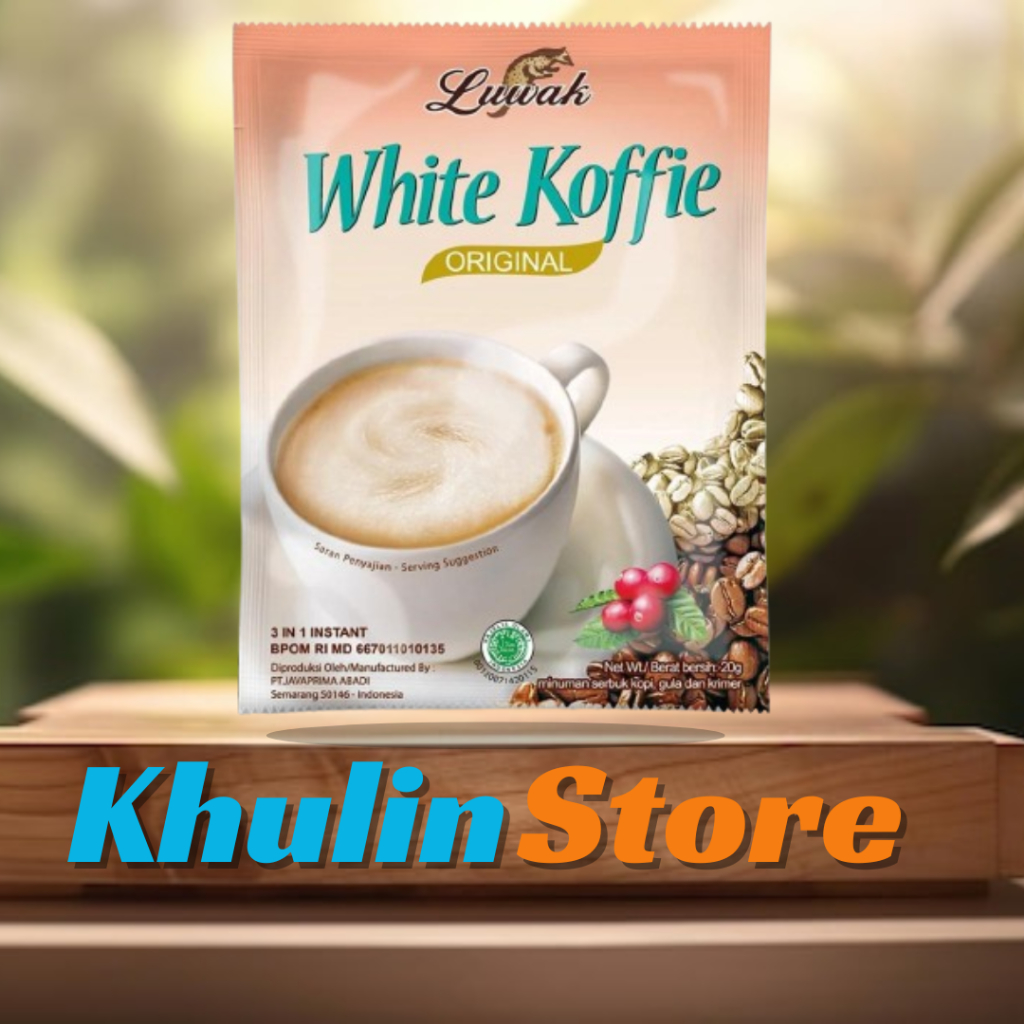 

Kopi Luwak White Koffie Original Sachet 20gr 1 Renceng Isi 10pcs/Kopi Luwak/Kopi White Coffe/Kopi Kekinian/Kopi Jaman Now/Kopi Hits/Kopi Hids/Obat Ngantuk/Kopi Sachet/Minuman Sachet/Kopi Renceng