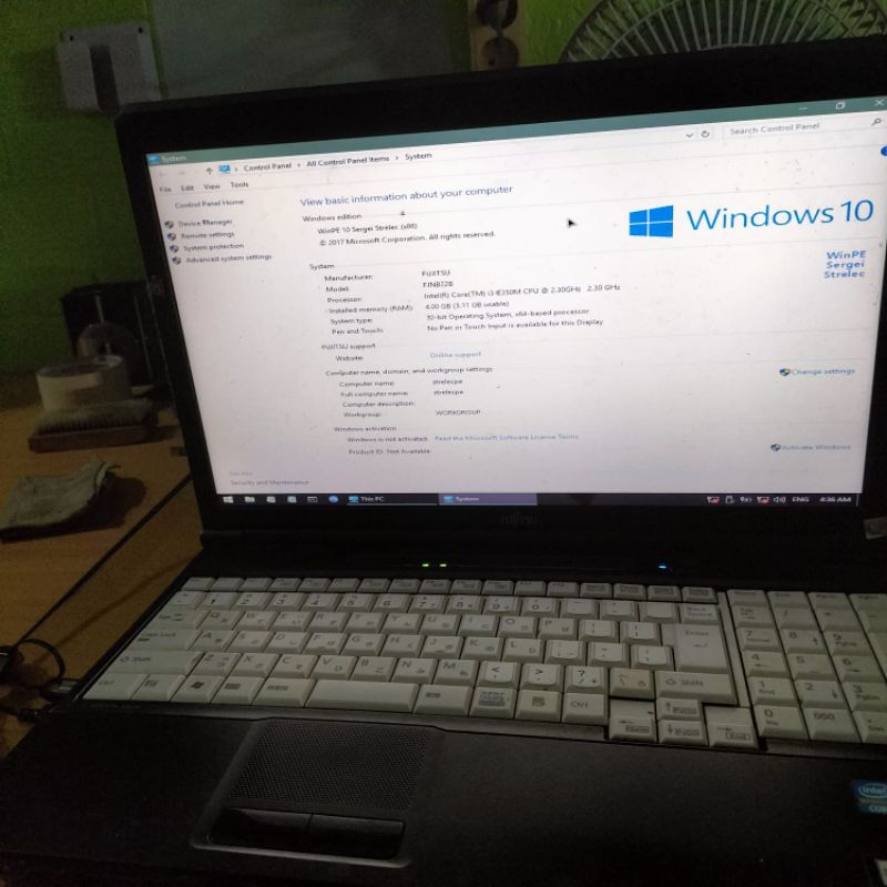 Motherboard Mainboard Mobo Mesin Normal Laptop Fujitsu A561/D
