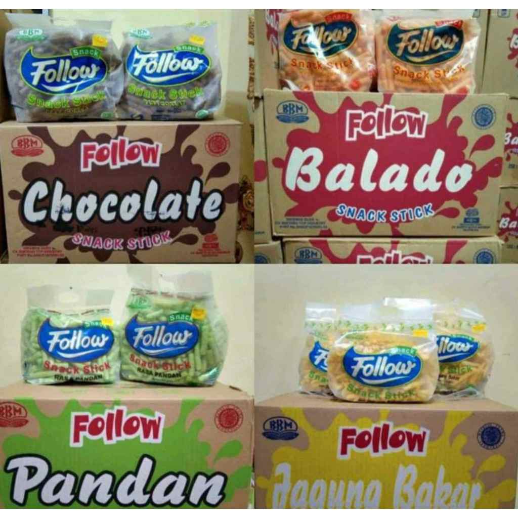 

Follow Stick Snack Kemasan 1 karton