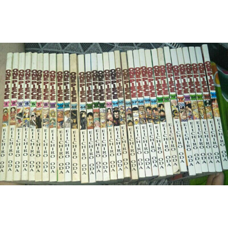Komik One Piece set 32 buku (ada vol 79 80 81 82)