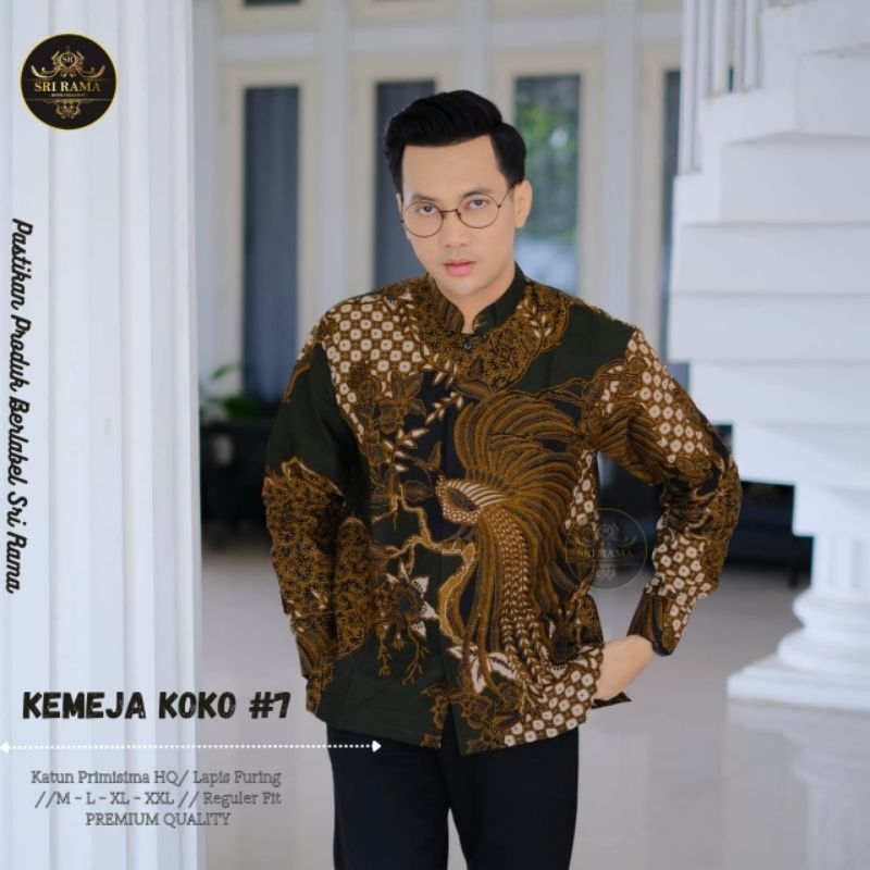 KEMEJA BATIK #7 L by SRI RAMA