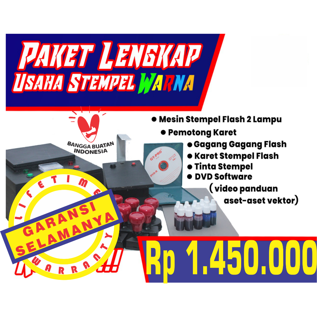 

Mesin Stempel Flash Paket Usaha Stempel Mesin Cetak Stempel Ekonomis Kualitas Bagus