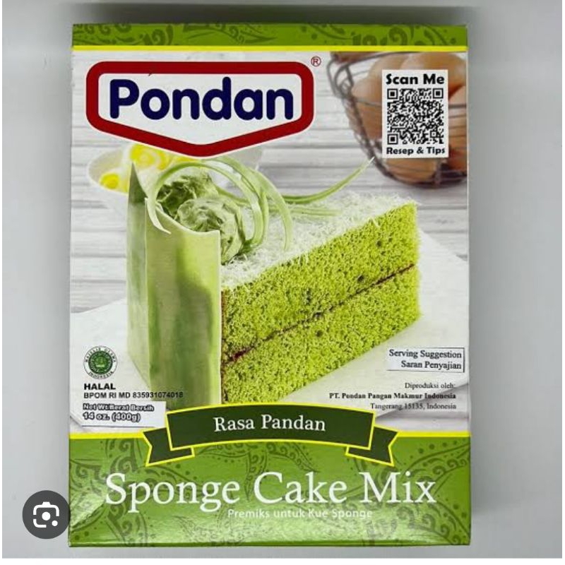 

pondan rasa pandan 400 gram