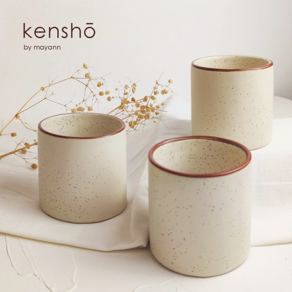 Kenshō | Handmade Japanese Ceramic Artisan Ocha Mug & Tea Cup - Gelas Cangkir Keramik Teh / Kopi