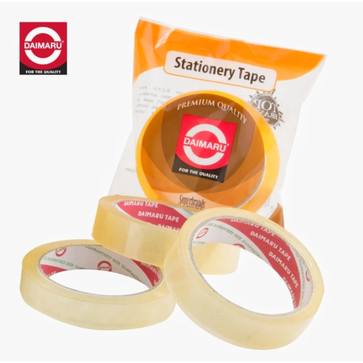 

STATIONERY TAPE 1 INCH ATAU 24 mm X 72 yard