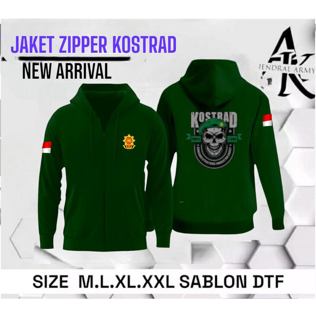 Jaket KOSTRAD terbaru / bahan flece / sweater KOSTRAD/