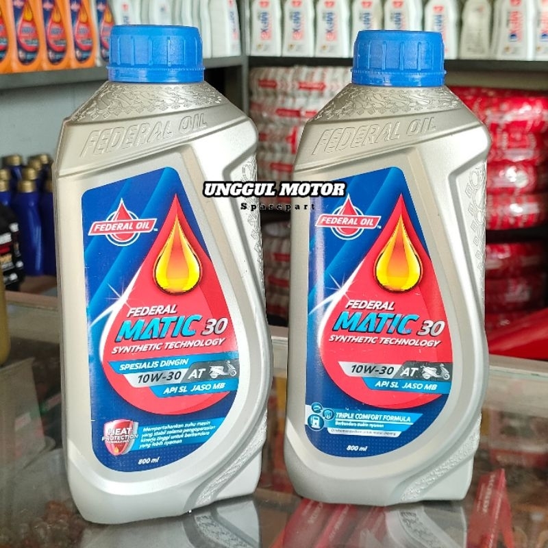Oli Mesin Federal Matic Silver Kemasan 800 ml Original Federal Oil