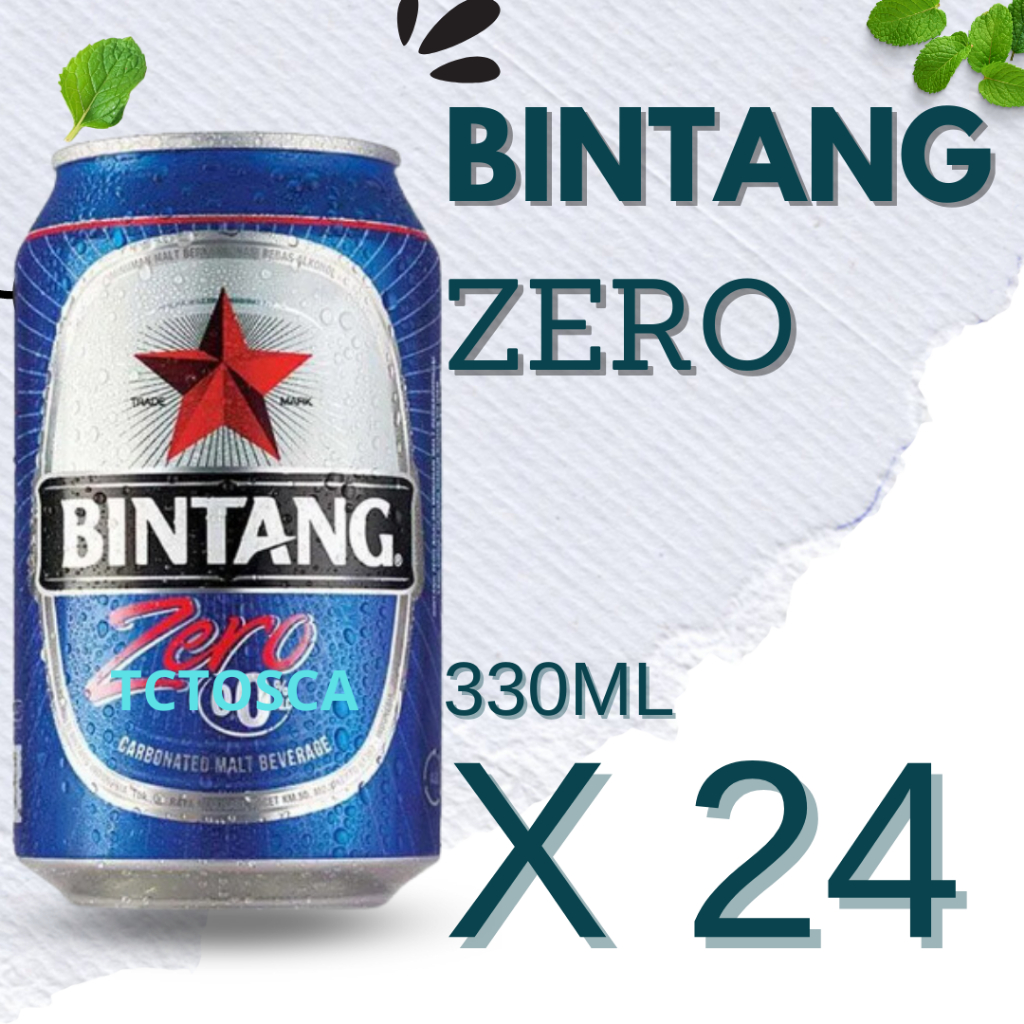 

Bintang Zero [0% Alkhol] 330mL 1 Karton isi 24Pcs