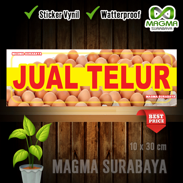 

Stiker JUAL TELUR