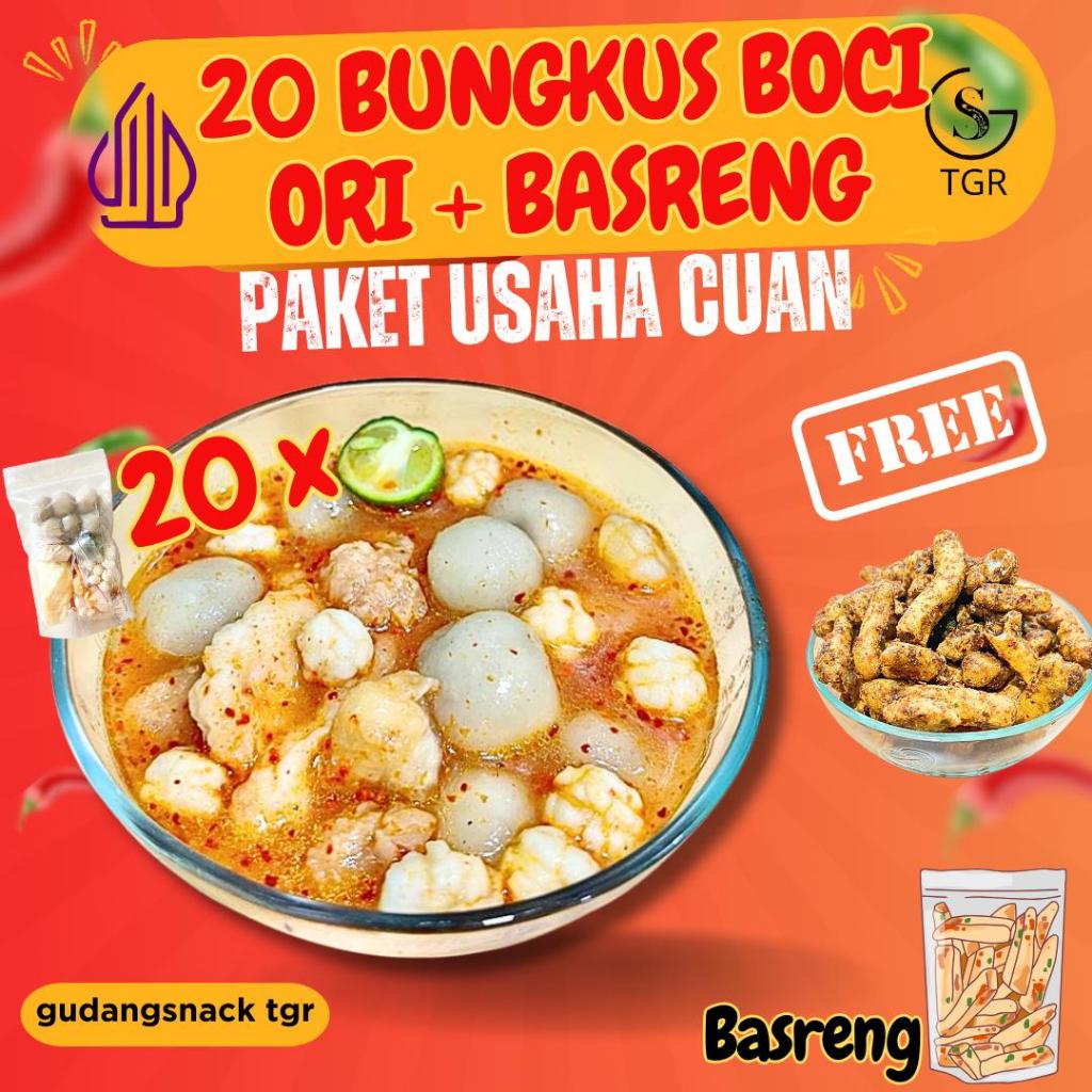 

20 Bungkus Baso Aci + Basreng Paket Usaha