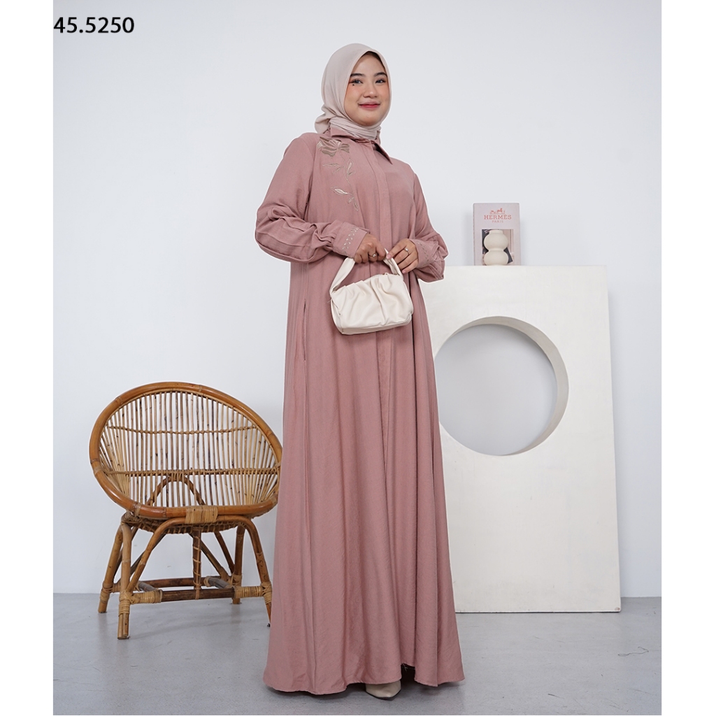 Lestari Gamis Dress Wanita Cewek Perempuan Mewah Elegan Cantik Lucu Korean Style Syari Fashion Musli