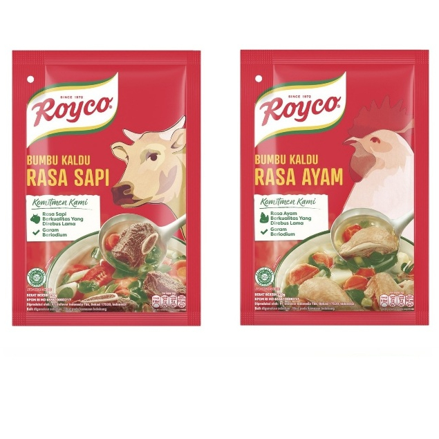 

bumbu kaldu royco kaldu ayam kaldu sapi kemasan 220gr