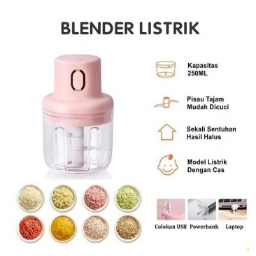 Chopper Blender Mini Elektrik MPASI blender bumbu