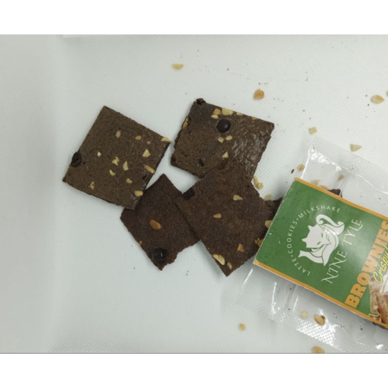

brownis, brownies crispy snack lezat coklat