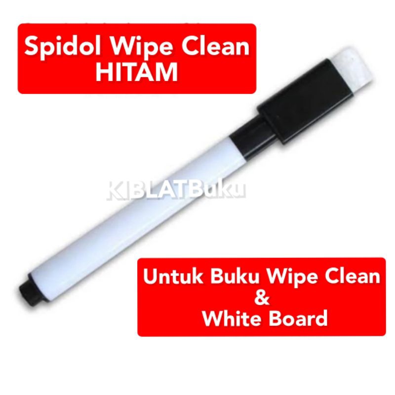 

(KIBLATBuku) Spidol Wipe and Clean dan White Board Bisa Di Hapus / Erasable
