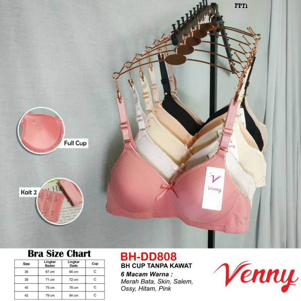 BRA Venny Tanpa Kawat Daily DD 808