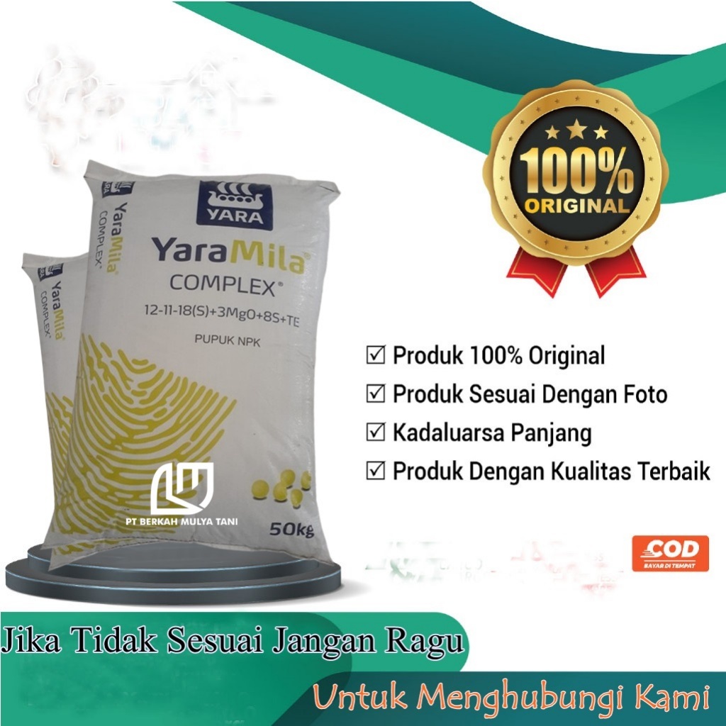 Pupuk NPK Yaramila Complex 1 Kg Repack