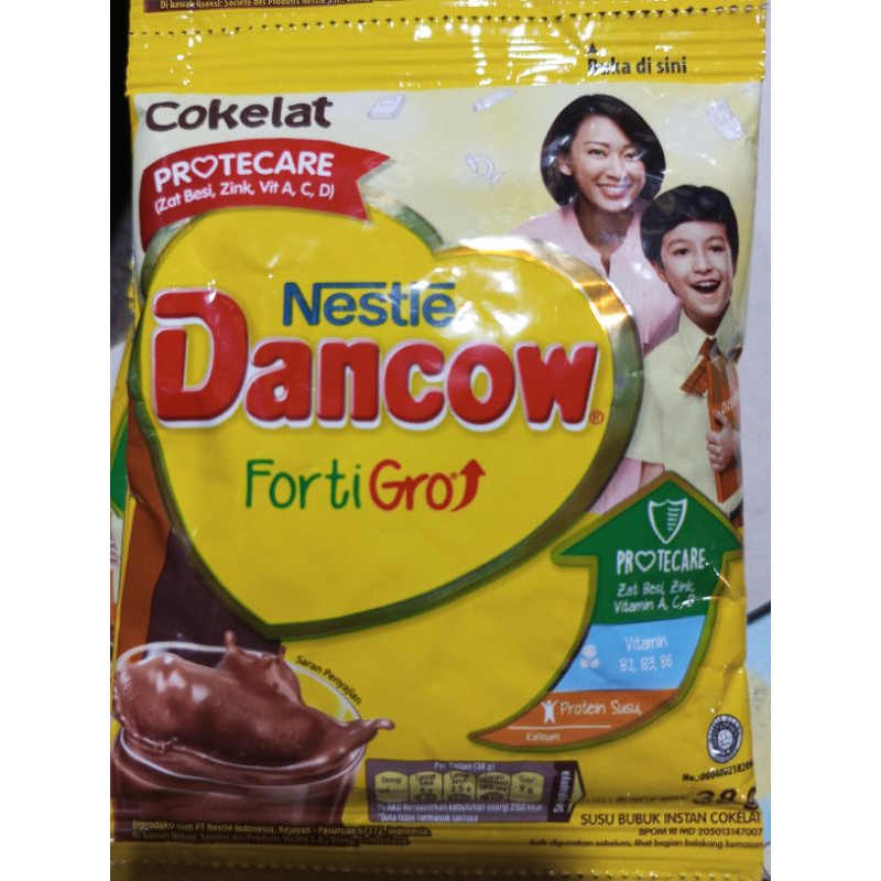 

Dancow Forti Gro Coklat Murah renteng isi 10 saset