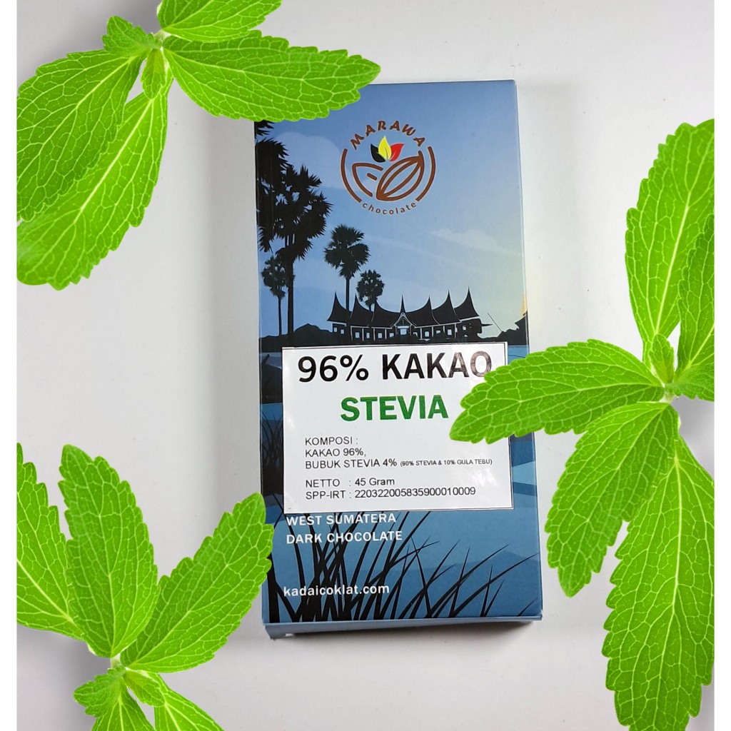 

Dark Chocolate 96% Stevia / Coklat Diet / Aman Buat Diabetes