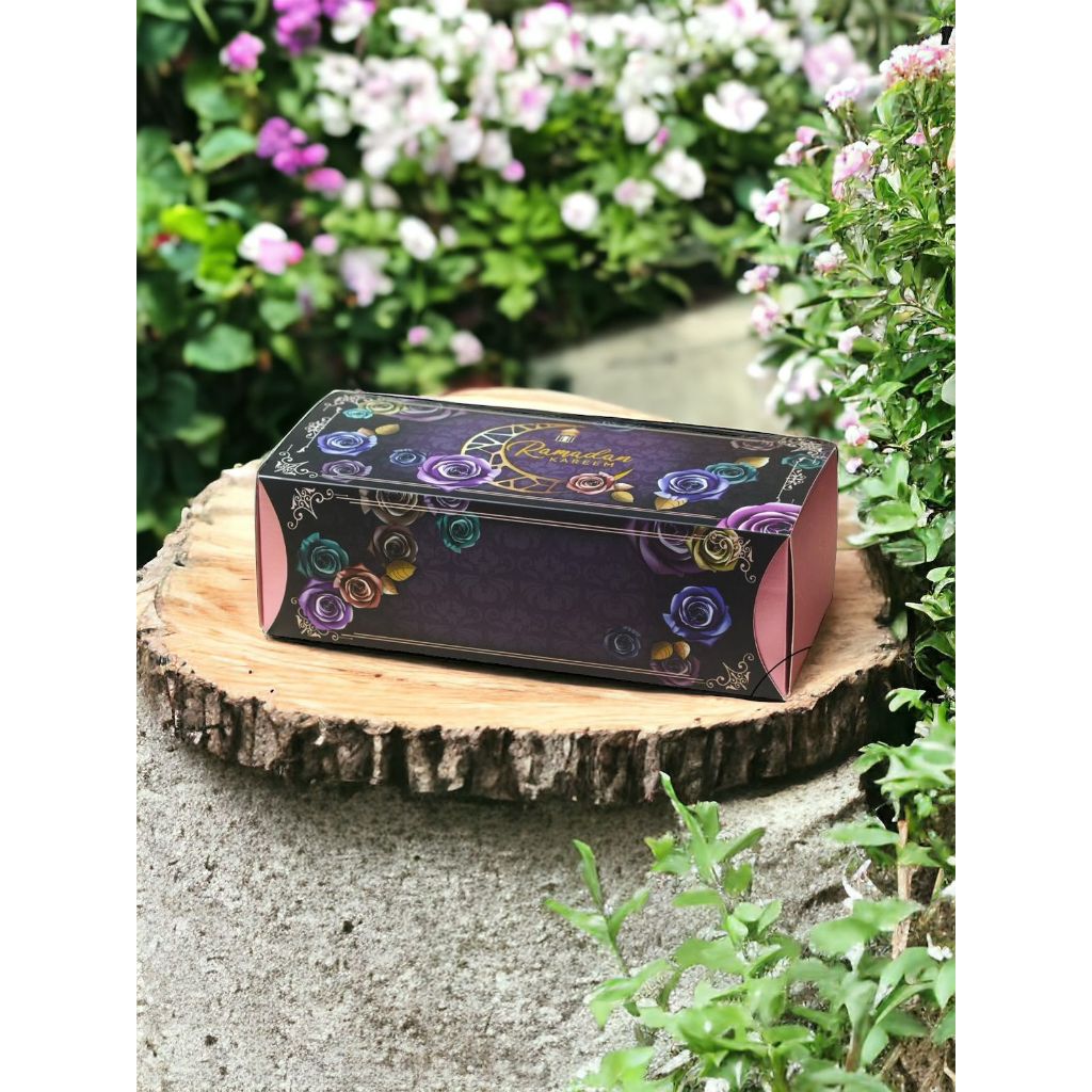 

5PCS - ROSITA - dus box packaging kotak hampers kue lebaran idul fitri (TERMASUK ALAS PUTIH)