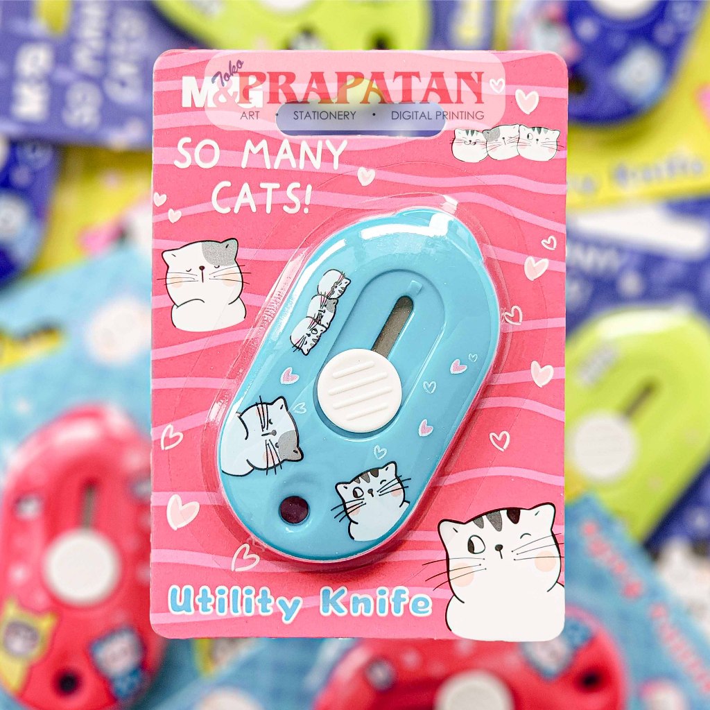 

M&G So Many Cats Mini Cutter Utility Knife ASS913 | Alat Potong