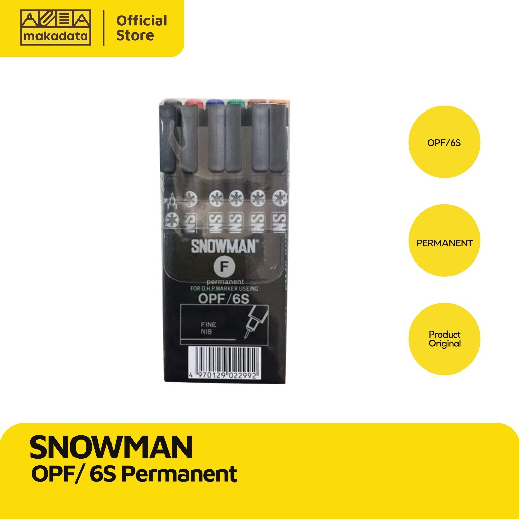 

SPIDOL PERMANENT SNOWMAN OHP/OPF/6S (1PCS) MURAH