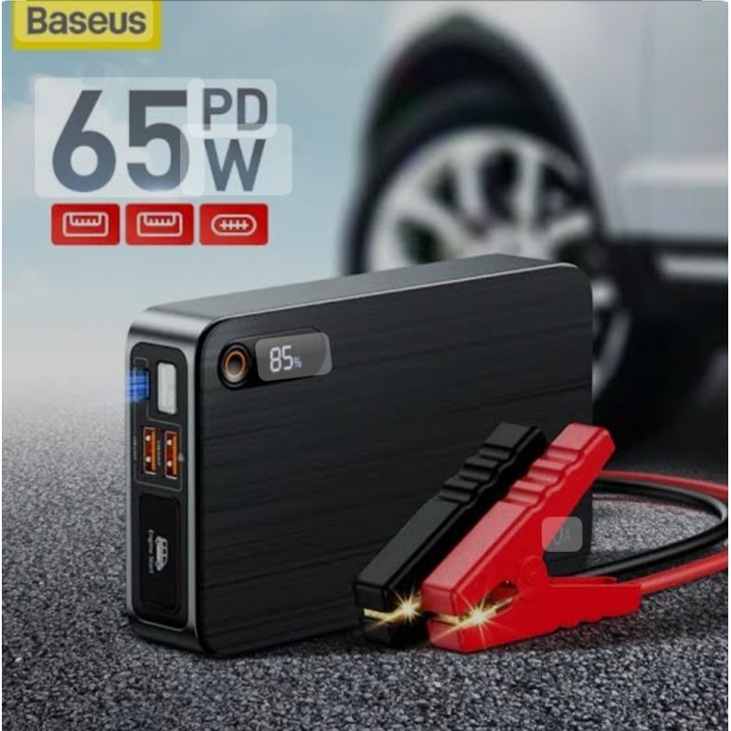 BASEUS JUMPER STARTER BOOSTER 16000mAh 1600A  PD 65W JUMPER AKI