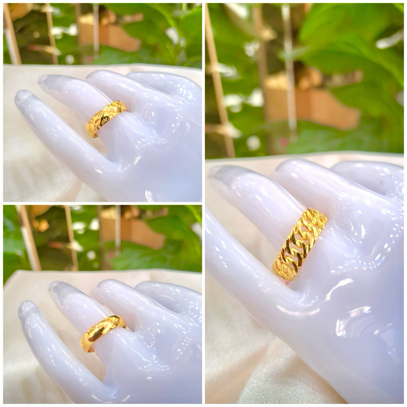 Cincin Fashion Mas 24karat kuning