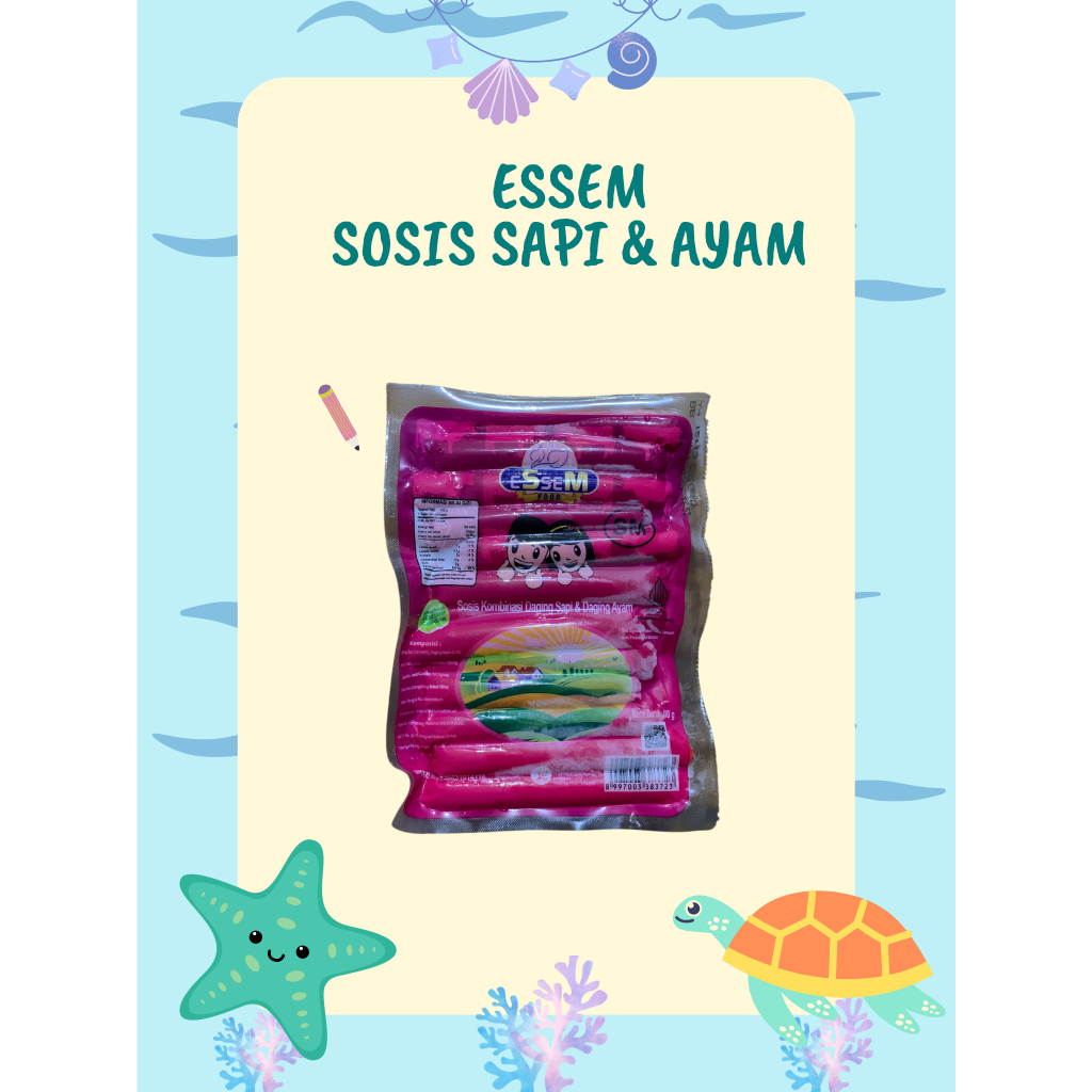 

Essem Sosis Kombinasi Sapi & Ayam