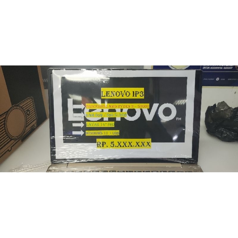 LENOVO IP3 RYZEN 3 - 5300U 8GB SSD 512GB