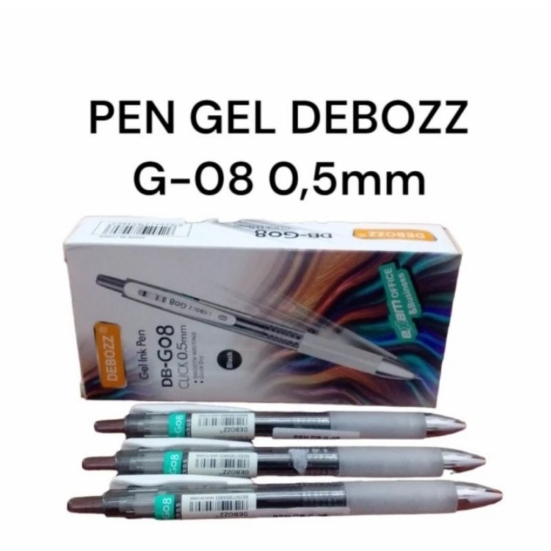 

Pulpen Ballpoint Pena Debozz DB-G08 Click Gel Ink Pen