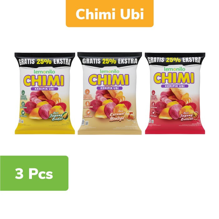 

3 Pcs Lemonilo Paket Komplit Chimi Keripik Ubi