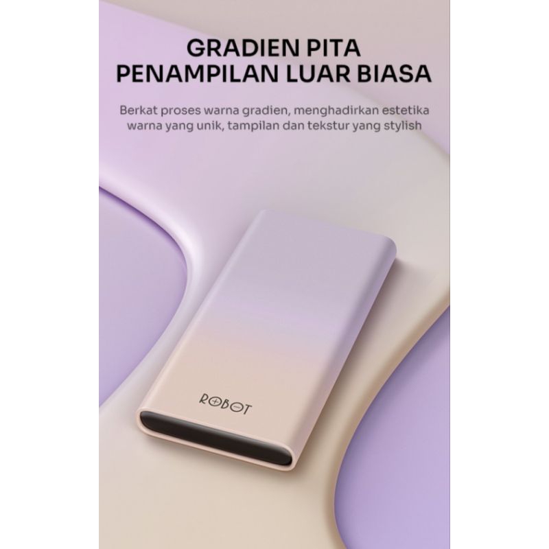Powerbank Robot Rt11 Purple