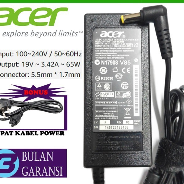 Adaptor Charger Original Laptop Acer Aspire V5-471 V5-471G V5-431