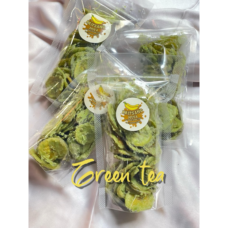 

keripik pisang greentea