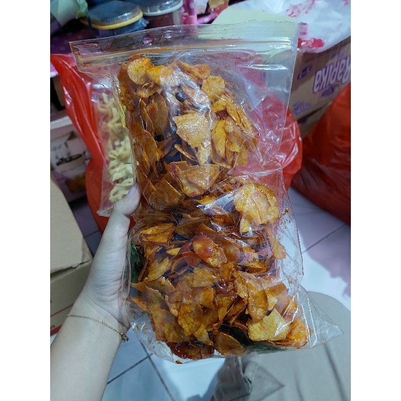 

Keripik sanjai / singkong