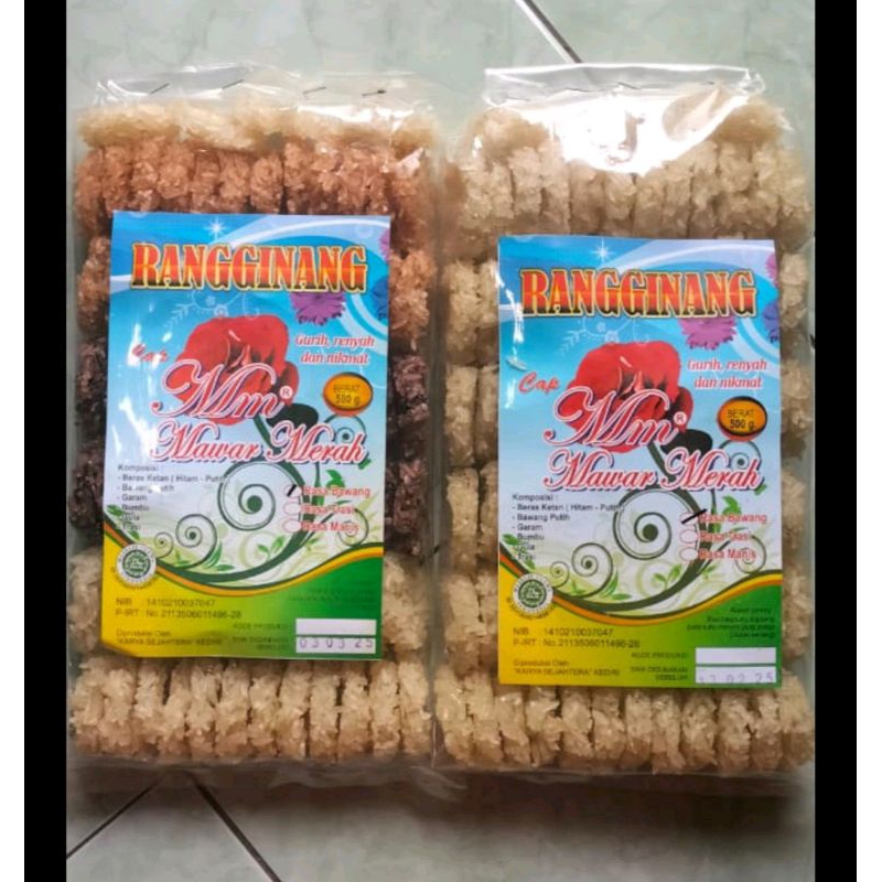 

Rangginang Mawar Merah Mini 500g Free bubble wrap