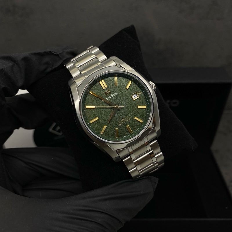 Jam Tangan Grand Seiko Mod SLGH Green Birch Heritage NH35 Automatic Watch Custom