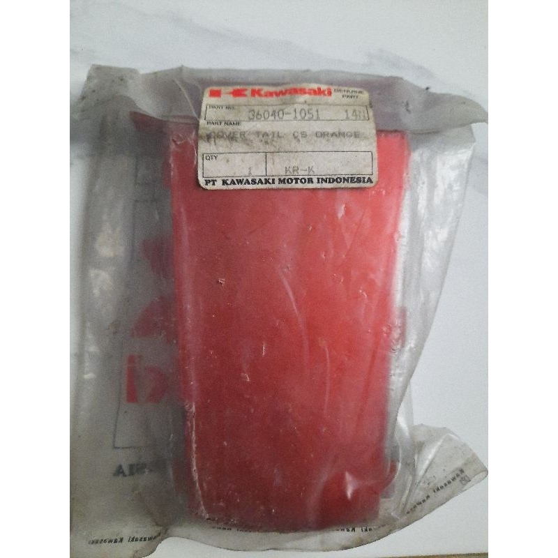 cover tengah bodi belakang ninja rr old body ninja rr old oren original