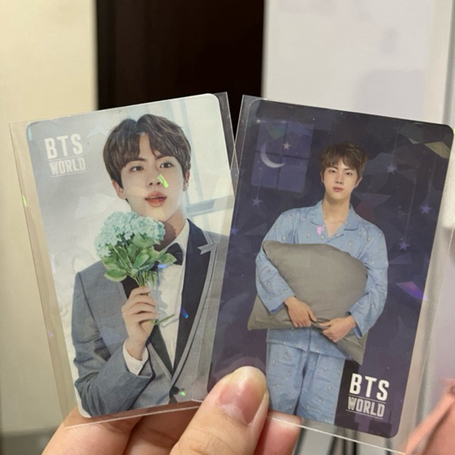 PC PHOTOCARD BTS OFFICIAL SEOKJIN BTS WORLD CARD [BACA DESK]