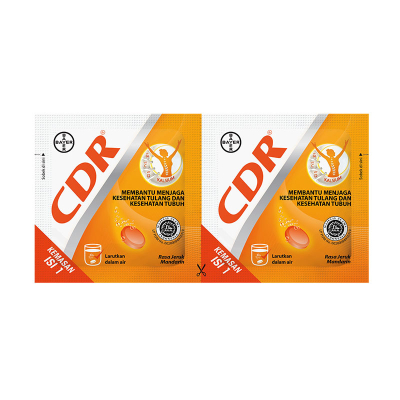 CDR Suplemen Kalsium Rasa Jeruk Mandarin 2 Sachet