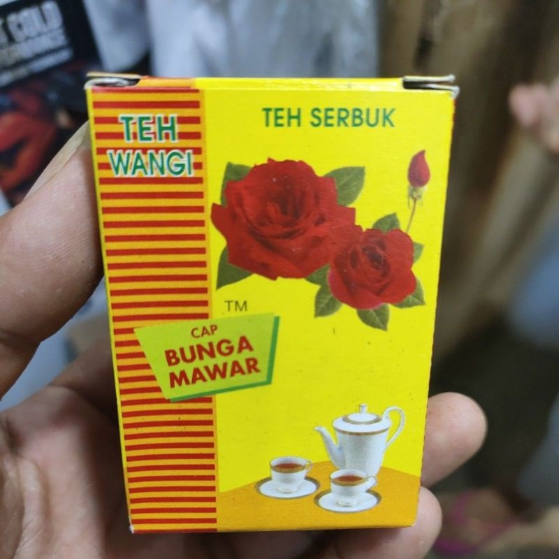 

Teh Wangi Cap Bunga Mawar 50 gr - Teh Mawar - Teh Serbuk Bunga Mawar