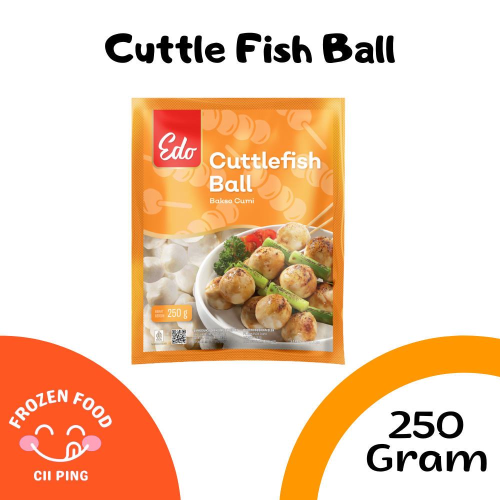 

Cuttle Fish Ball 250gr / Bakso Baso Bola Ikan / Frozen Food