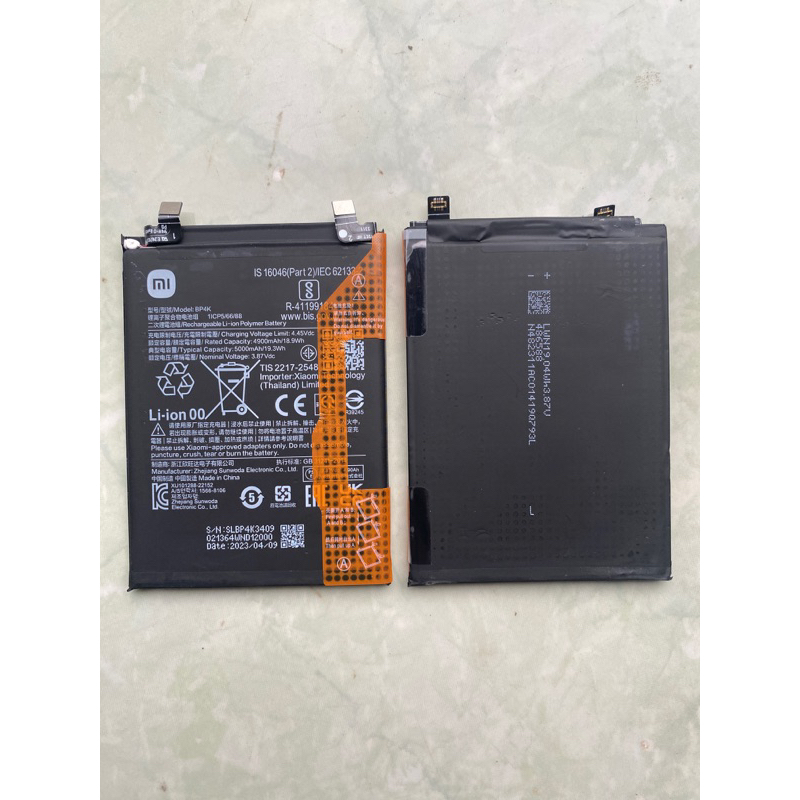 BATRE BATERAI BATTERY BP4K XIAOMI REDMI NOTE 12 PRO / NOTE 12T / POCO X5 PRO / POCO F5 ORIGINAL COPO
