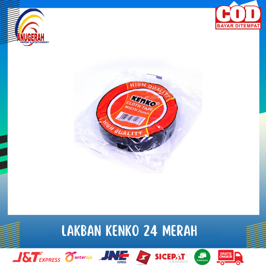 

LAKBAN KENKO 24 MERAH (PCS)