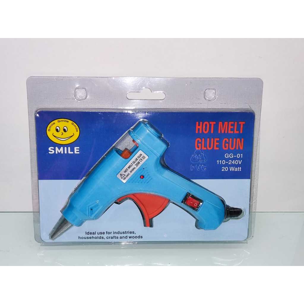 

Alat Lem Tembak / Glue Gun SMILE KECIL 20 Watt GG - 01 ON / OFF